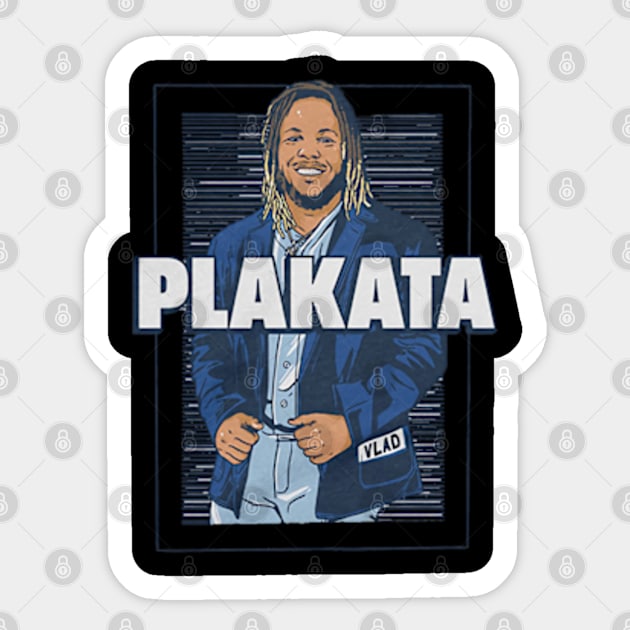 Vlad Guerrero Jr. Plakata Jacket Sticker by KraemerShop